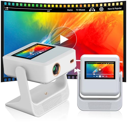 Image of Aepuesem Smart Outdoor Projector with TouchScreen & Built-in App Store