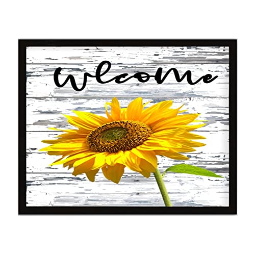 Cadre en bois citations inspirantes pour un foyer accueillant