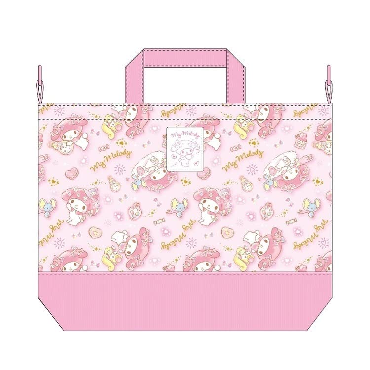 Amazon.co.jp: 高波クリエイト 2WAYトートバッグ マイメロディ ピンク マイメロディ トートバッグ 4点セット ピンク