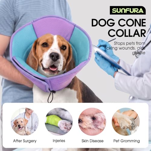 Image of Dog Cones for Large Dogs Soft Dog Cone to Stop Licking