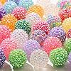 BERMRO 20mm Rhinestone Beads Round Disco Ball Beads Spring Color Chunk Bubblegum Beads for Jewelry Making DIY Craft Supplies(Style-5) #2