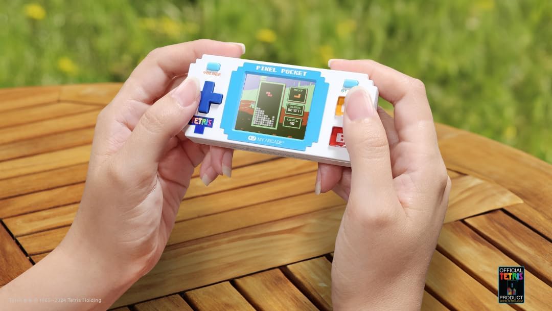 Tetris Pixel Player Officially Licensed Tiny