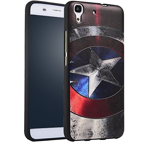 MOONCASE Huawei Y6 Case, [Capitano] Creative 3D