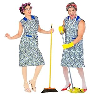 W WIDMANN MILANO Party Fashion - Kostüm Hausfrau, Zimmermädchen, Kellnerin, Putzfrau, Oma