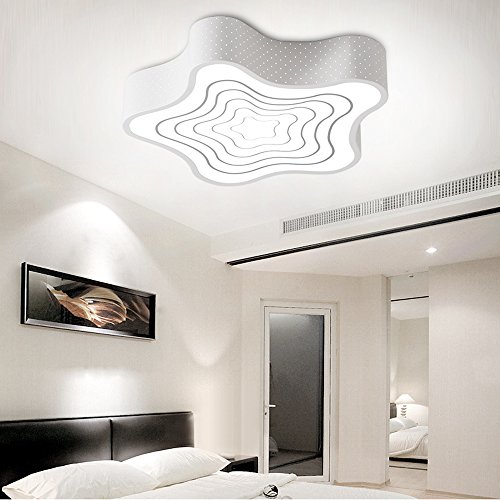 Preisvergleich Produktbild Style home LED Deckenlampe Seestern 6818 72W voll dimmbar mit Fernbedienung