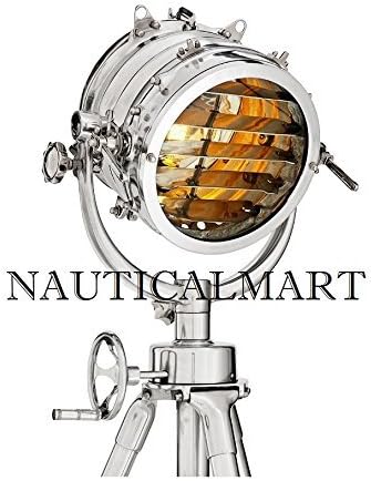 NauticalMart Royal Master Searchlight Tripod Floor Lamp