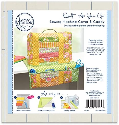 June Tailor Inc Quilt As You Go Sewing Machine Cover/Caddy