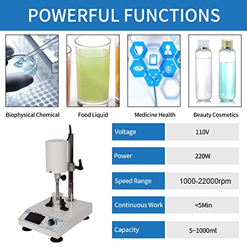Yeipower LIVEBB Homogenizer Emulsifier Dispersion Mixer Lab thumb #1