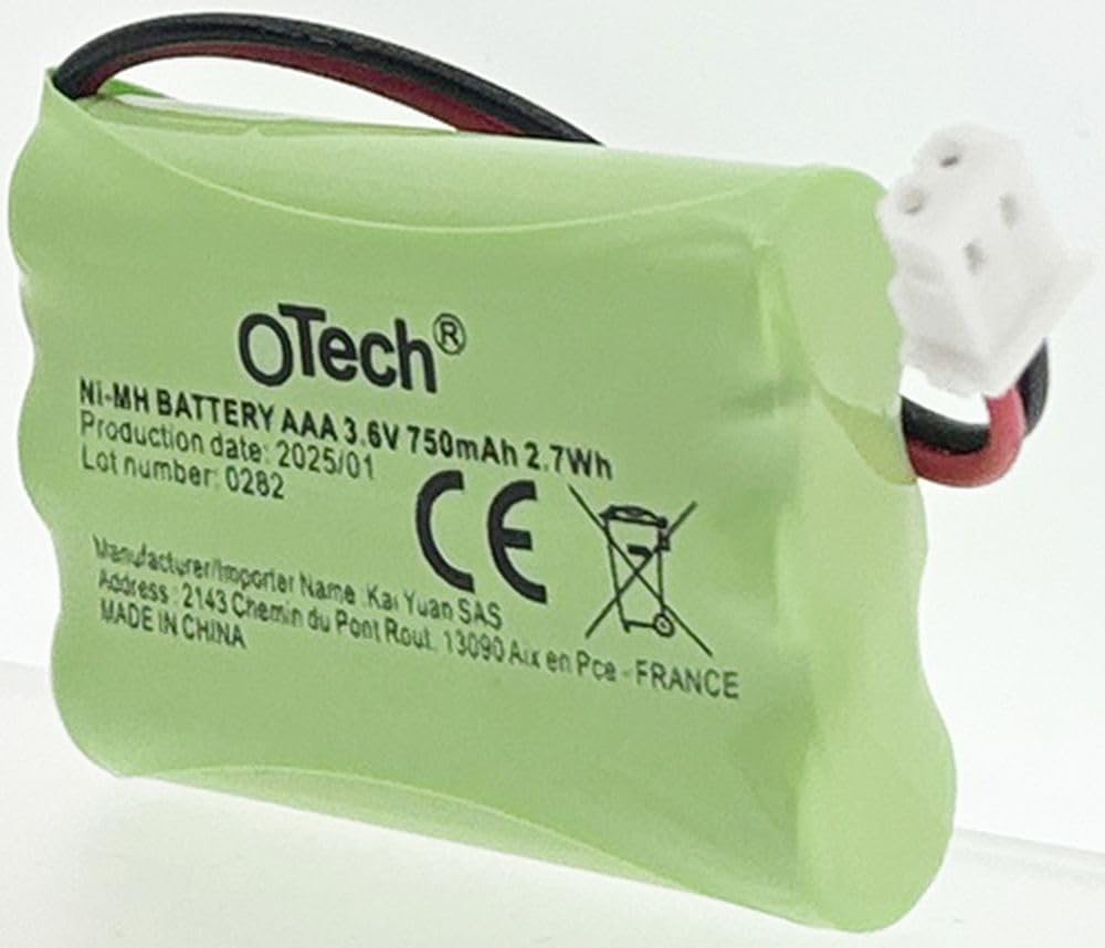 Otech compatible battery Electrostimulation compatible with SLENDERTONE ABS 7