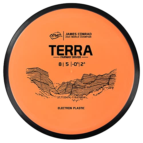MVP Disc Sports Electron Terra James Conrad Edition Disc Golf Fairway Driver (170-175g / Colors May Vary)