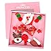 Produktbild Cozywind Weihnachten Haarspange für Mädchen Baby Kinder Haarbögen Kleinkind Glitzer Haarklammer Haarschmuck Geschenk Set 9 Stücke (Rot)