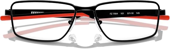 Scuderia Ferrari Men's Fz7004 Rectangular Prescription Eyewear Frames