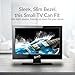 Supersonic SC-1312 13.3-Inch ELED FHD TV with Built-in DVD Player, HDMI, USB, SD, 1080p, Dual Tuners, Multi-Language OSD and AC/DC Compatibility - Perfect RV & Kitchen TV