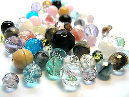 Miniatura 6 de Cuentas de cristal facetadas redondas de 0.118 in (135 cuentas), zafiro, checo pulido al fuego, hilo de 16 pulgadas