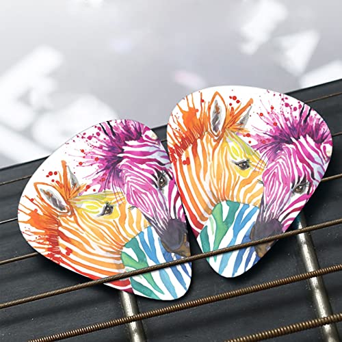 Ensemble de 12 médiators de guitare zèbre colorés mignons pour guitare acoustique, guitare électrique, contrebasse… - Les Beatles, Paul McCartney, John Lennon, RIngo Starr, George Harrison Ensemble de 12 médiators de guitare zèbre colorés mignons pour guitare acoustique, guitare électrique, contrebasse… – Image 8
