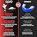 OPRO Instant Custom-Fit Mouth Guard, Dentist-Level Comfort, Protection & Fit - Moldable Mouthguard for Football, Boxing, Rugby, MMA, BJJ, UFC Mouth Piece- Includes Mouth Guard Case (Clear, Adult)