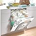 Naanle Dishwasher Magnet Cover Moon Boho Front Dishwasher Cover Magnetic Kitchen Home Cabinet Decals Appliances Stickers Refrigerator Decorative 23