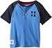 Tommy Hilfiger Big Boys' Carter Henley, English Blue, Medium