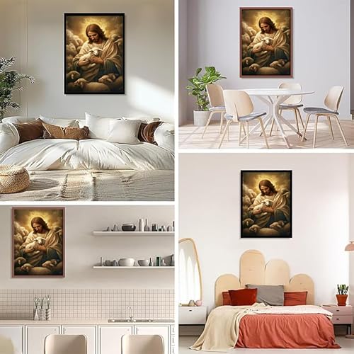 Diamond Painting Full Drill 80x100cm : Mosaïque Animal