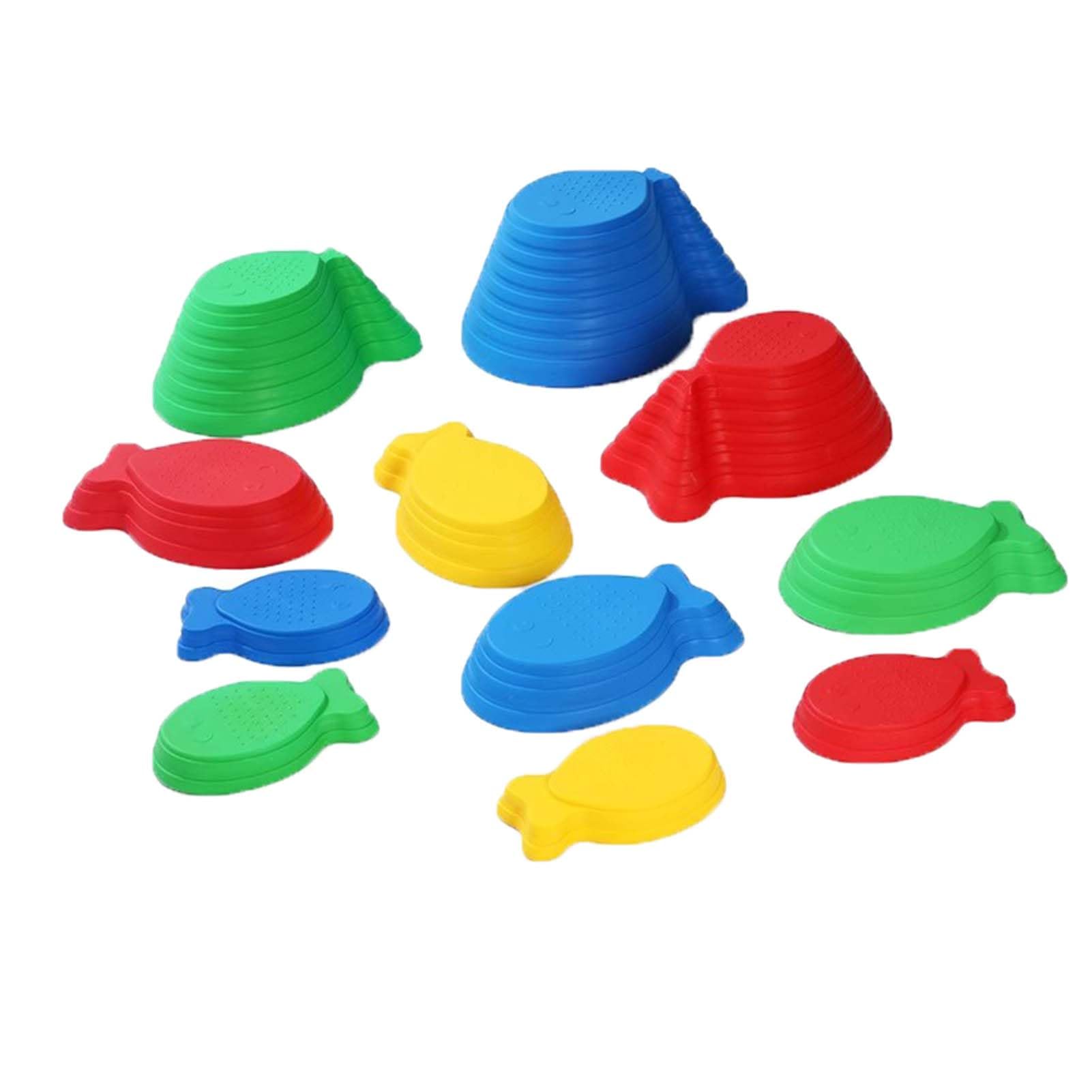 Juego de piedras de equilibrio antideslizantes para niños, promueve las habilidades motoras y la confianza en sí mismo y trata los trastornos sensoriales
