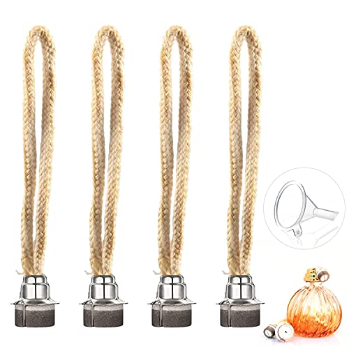 XISTEST Catalytic Wick Replacement, Oil Lamp Wick Replacement, Replacement Fragrance Lamp Wick for Catalytic Burner Diffuser Aromatherapy (4 PCS 18x1.8cm, Silver)