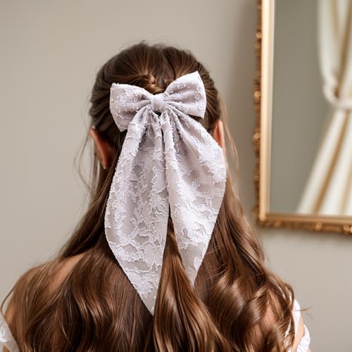 LFOUVRE Pinzas de pelo elegantes para niñas y mujeres - Clips y pasadores de pelo estilosos | Moños rosas para niñas, accesorios para el cabello para mujeres, perfectos para uso diario o ocasiones especiales miniatura 2