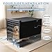 Explore Land Breathable Dog Crate Cover - 4 Sides Mesh Ventilation, Basic Pet Kennel Cover, All Sides Open, Universal Fit for 1 2 3 Doors 24 inches Wire Dog Crate