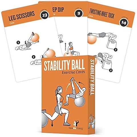 Tarjetas de Ejercicio de Estabilidad con Pelota de Equilibrio Cover