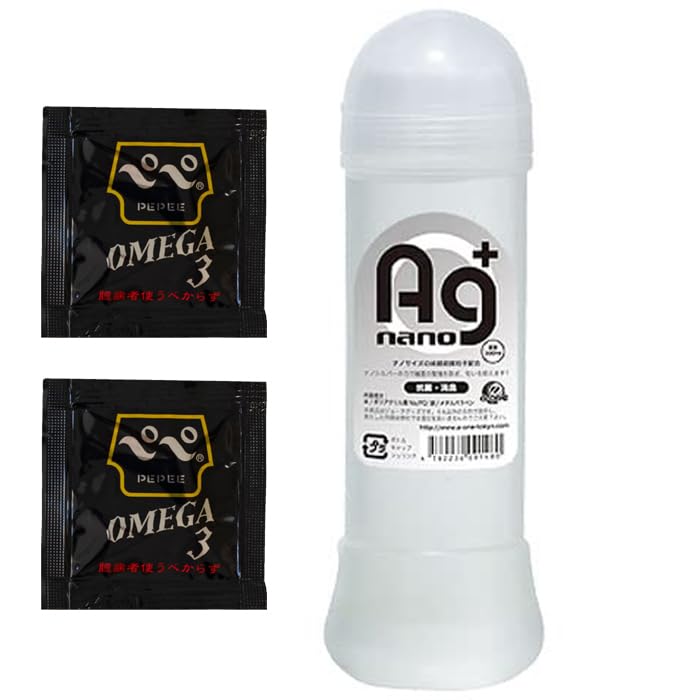 Amazon.co.jp: 【Lotion OMEGA3 5mℓ セット】ナノシルバー粒子配合の