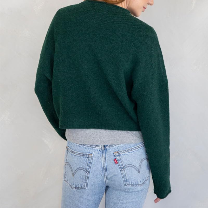 Image of Women Y2k Knitted Cardigan Long Sleeve Button Down Sweater Lightweight Casual Cardigan Loose Fall Streetwear