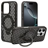 ラスタバナナ ケース カバー iPhone16 Pro 専用 ハイブリッド 衝撃吸収 ZERO SAFE Mesh MagSafe対応 ブラック 8557IP463ZSFMBK