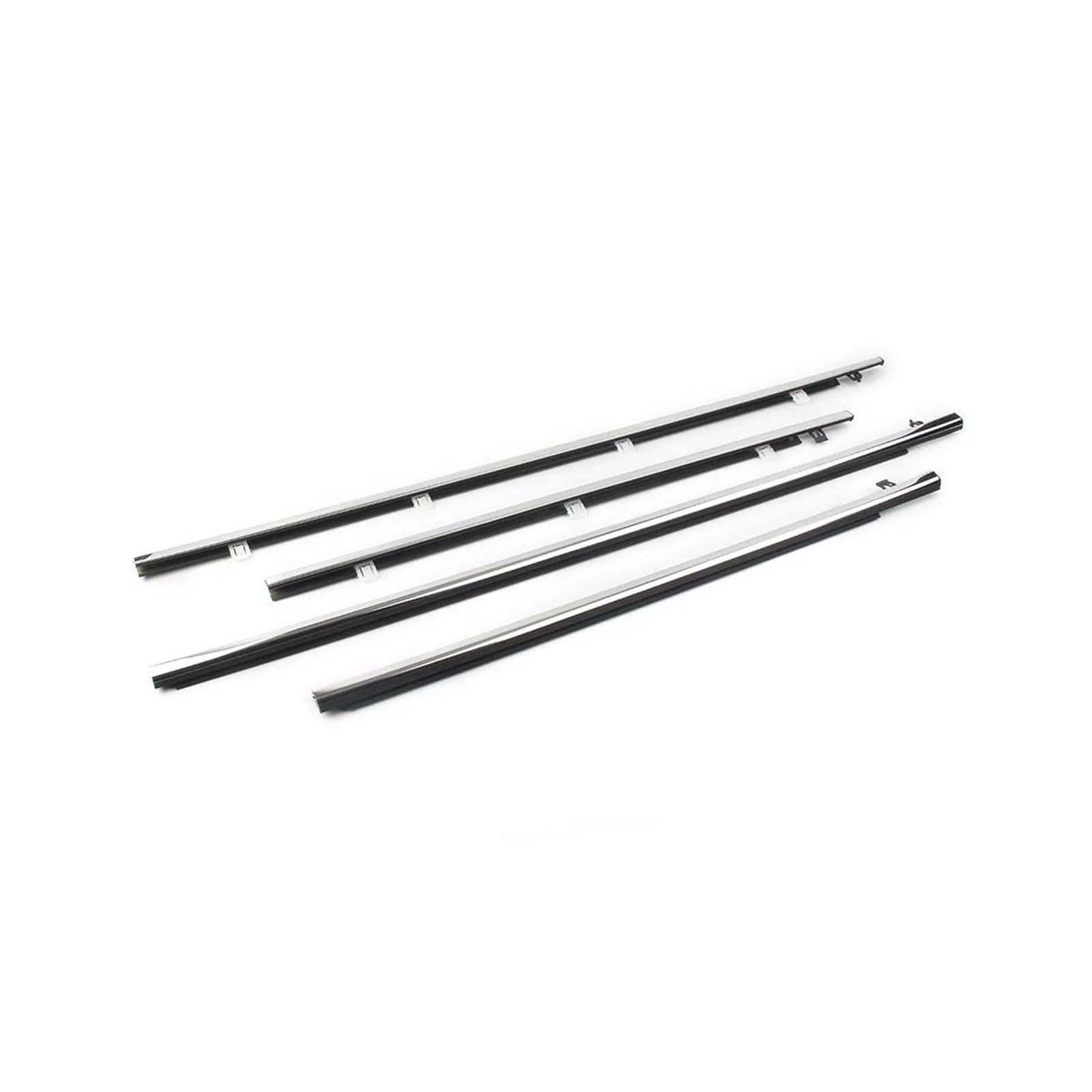 4 x gumowa uszczelka zewnętrzna do szyb drzwi i okien, kompatybilna z Spirior, Accord i Acura TSX (2009-2015).