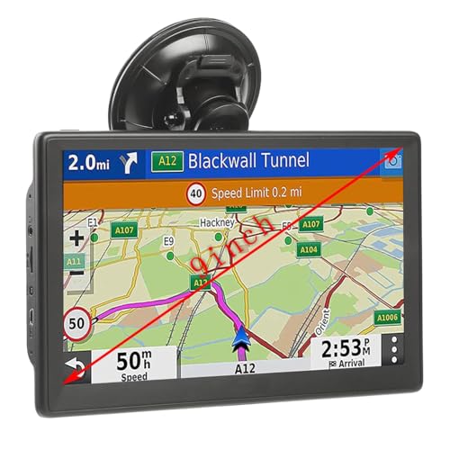 NEWFUN GPS Camiones Profesional,9 Pulgadas GPS Coche,Navegador GPS Coche,GPS Camiones Profesional,2025 Actualizaciones de Mapas de Europa para Toda la Vida,para Camiones y Coches