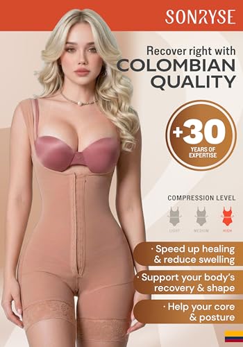 Image of Sonryse Tummy Tuck Compression Garment for Women Fajas Colombianas Reductoras y Moldeadoras Stage 2 Faja