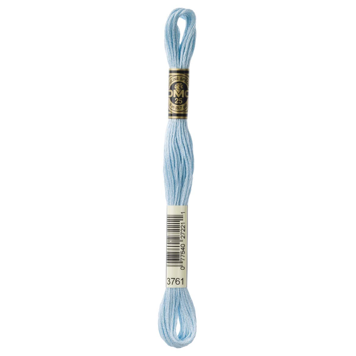 DMC Embroidery Floss Mouline Stranded Cotton Thread for Hand Embroidery and Sewing - Colour No: 3761-6 x 8m Skeins โ image 1