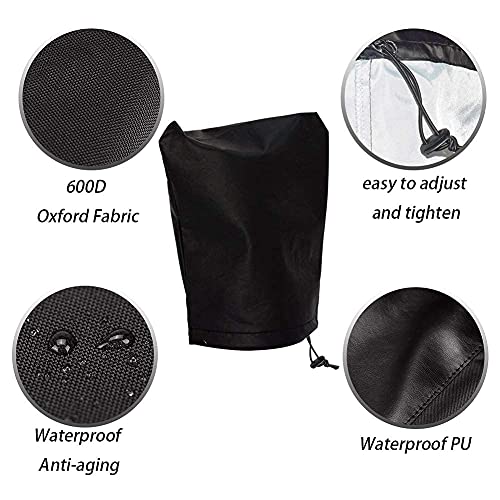 Mr.you 2 Pack Electric Tongue Jack Cover Rv Accessories Universal Trailer Rv Electric Tongue Jack Protective Cover,Black, 14″(H) X 5″(W) X 10″(D) #TOP7