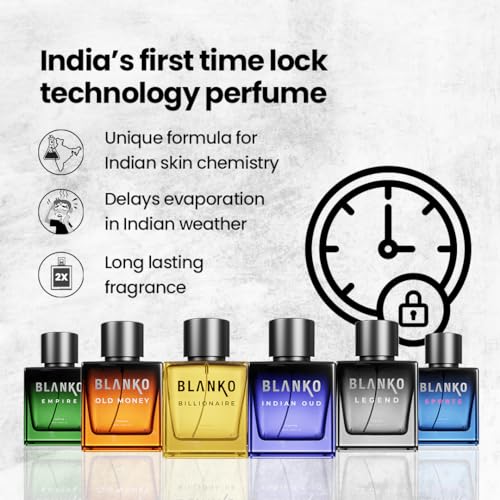 Image of BLANKO by KING Legacy Collection TLT Parfum Pack of 2x20ml | Longest Lasting Mens Perfume with Time Lock Technology | Luxury Fragrance Gift Set for Husband, Father, Brother