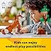 LEGO Creator 3 in 1 Forest Animals Red Fox Toys - Building Toys for Kids, Boys & Girls, Ages 9+ - W/ 3 Building Options into Fox, Owl, or Squirrel - Gift for Birthdays - 31154