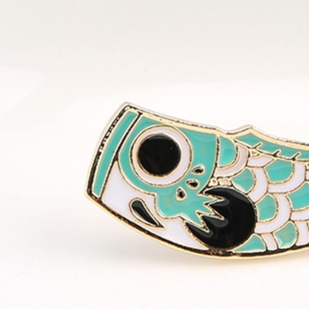 Koi Brooch Cartoon Cute Carp Wild Retro Buckle Big Pin Accessories