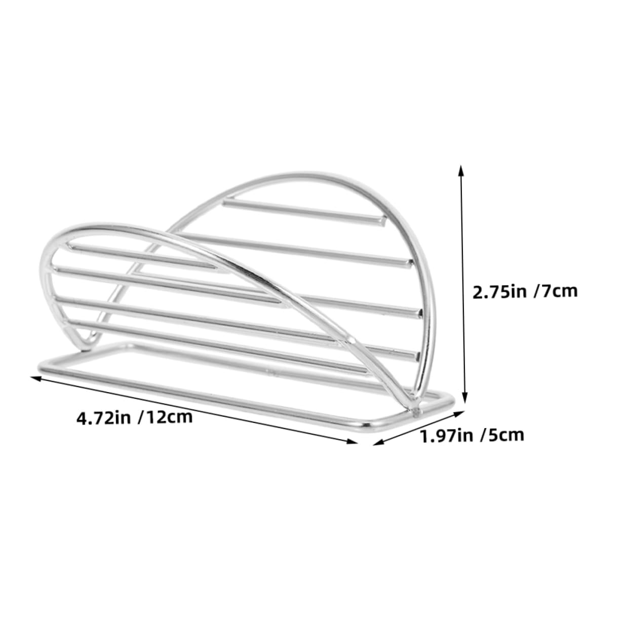 4 Piezas Soporte para Tacos de Acero Inoxidable para Restaurante