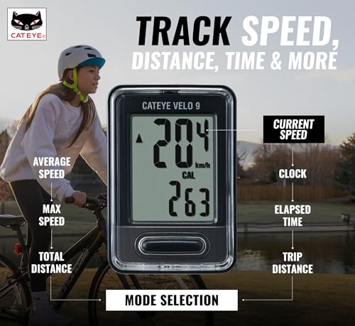 CATEYE Velo 9 Wired Bike Computer