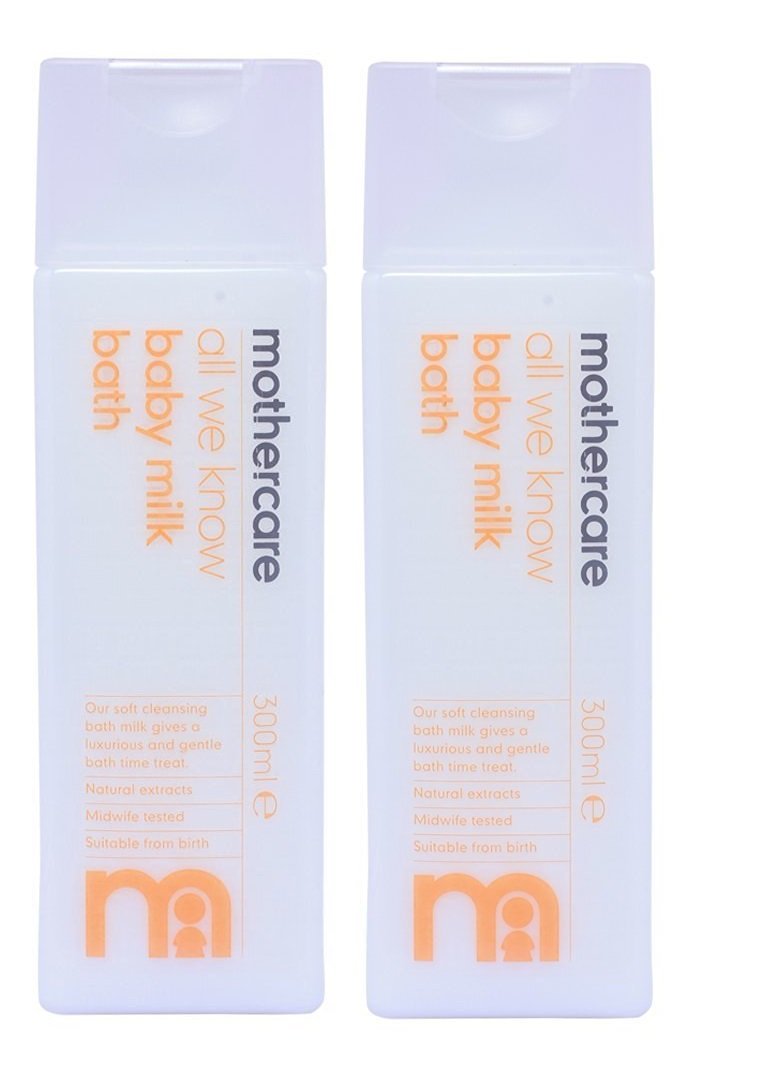 MothercareAll We Know Baby Milk Bath (300ml x 2) Combo pack 2 pcs