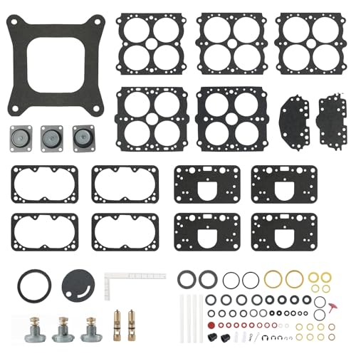 37-485 Carburetor Rebuild Kit Fit for Holley 4 Barrel Gasoline Double Pumper Carburetors (Models 4150 600 650 700 750 800 850 CFM)