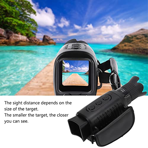 Telescópio Monocular, Monóculos de Visão Noturna Infravermelha, Telescópio HD Portátil com Zoom Digi