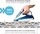arteneur® - Made in Germany Bügelunterlage für Tisch | Hitzebeständig & Hitzereflektierend | Dampfbügeleisen Geeignet | OEKOTEX100 | rutschfeste Bügelmatte für Tisch | Bügeldecke zum Nähen 100x65 cm