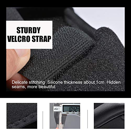 Andoer Capa de selim de bicicleta acolchoada de silicone macio capa de assento de bicicleta respiráv