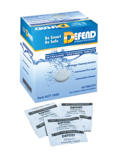 Defend DEF-UT1000 Ultrasonic Enzymatic Tablet, Shape, (Pack of 64) image 2
