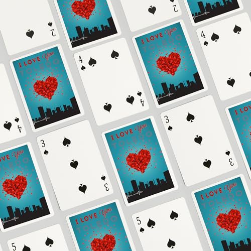 Lantern Press Toledo Ohio I Love You 52 Cartas Poker miniatura 4