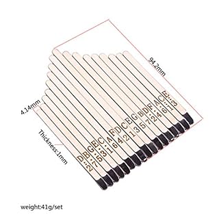 BIENKA 1 Jeu de Touches Kalimba 17 Notes for Bricolage Kalimba Mbira Thumb Piano Durable Metal Silver ou Finger… - Les Beatles, Paul McCartney, John Lennon, RIngo Starr, George Harrison BIENKA 1 Jeu de Touches Kalimba 17 Notes for Bricolage Kalimba Mbira Thumb Piano Durable Metal Silver ou Finger… – Image 2