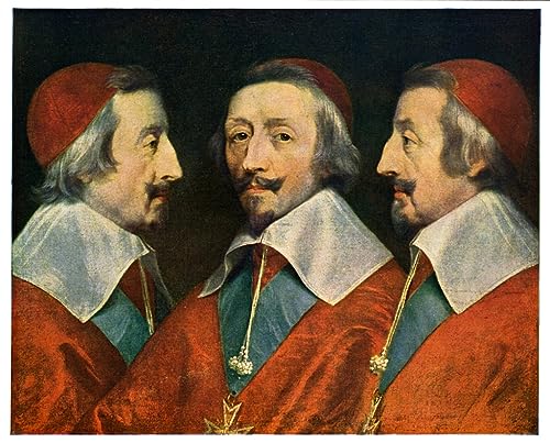 Affiche Cardinal de Richelieu par Philippe de Champaigne - Impression sur toile pour salon 60x90cm